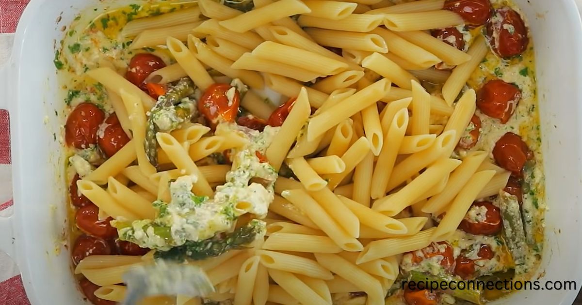 Baked feta cheese pasta tiktok recipe