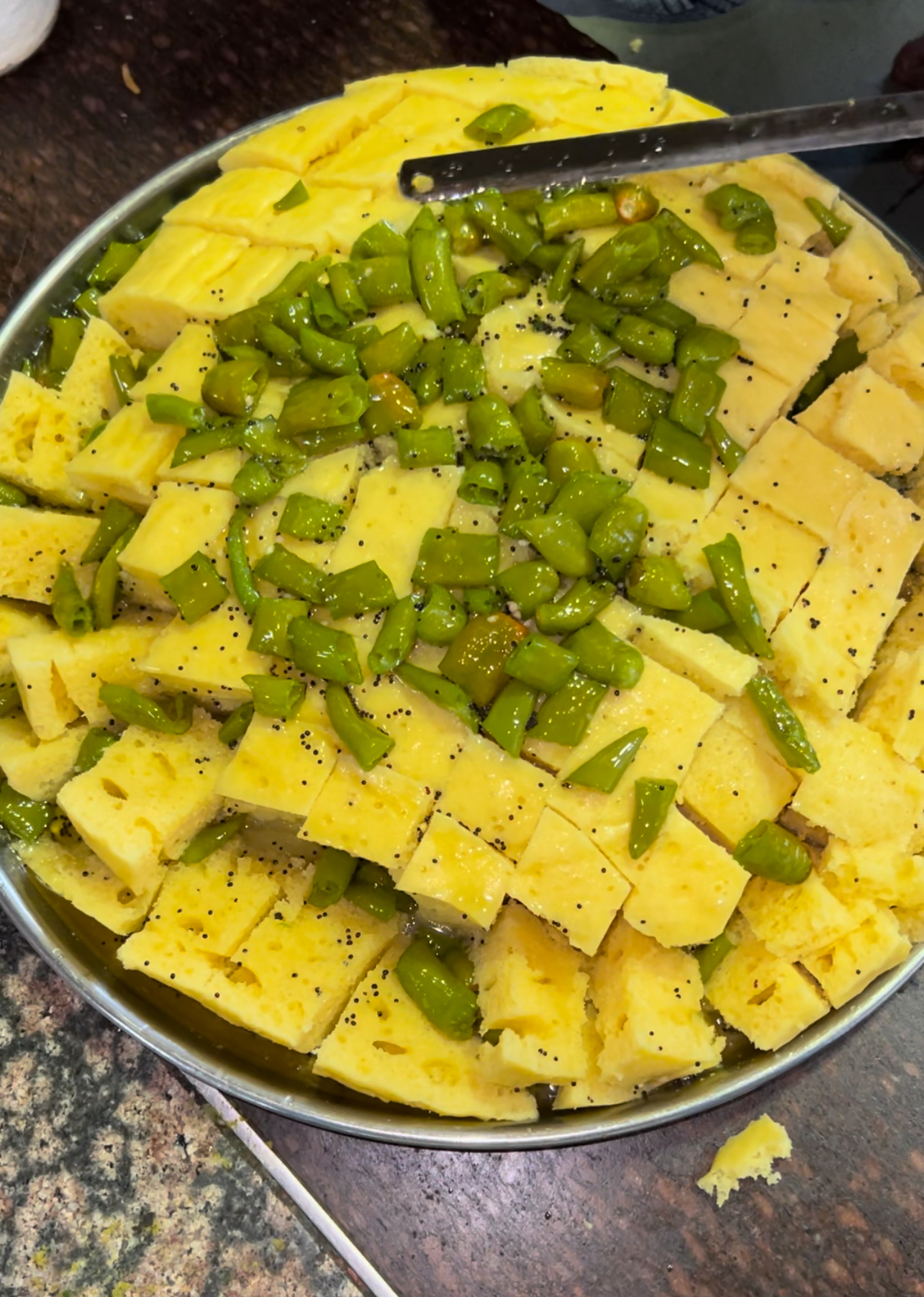 Fluffy khaman recipe